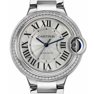 SA급 레플리카 미러급 시계 레플시계 명품레플시계 | [V6] 까르띠에 레플리카 발롱 블루 다이아몬드 시계 W4BB0023 [33mm]